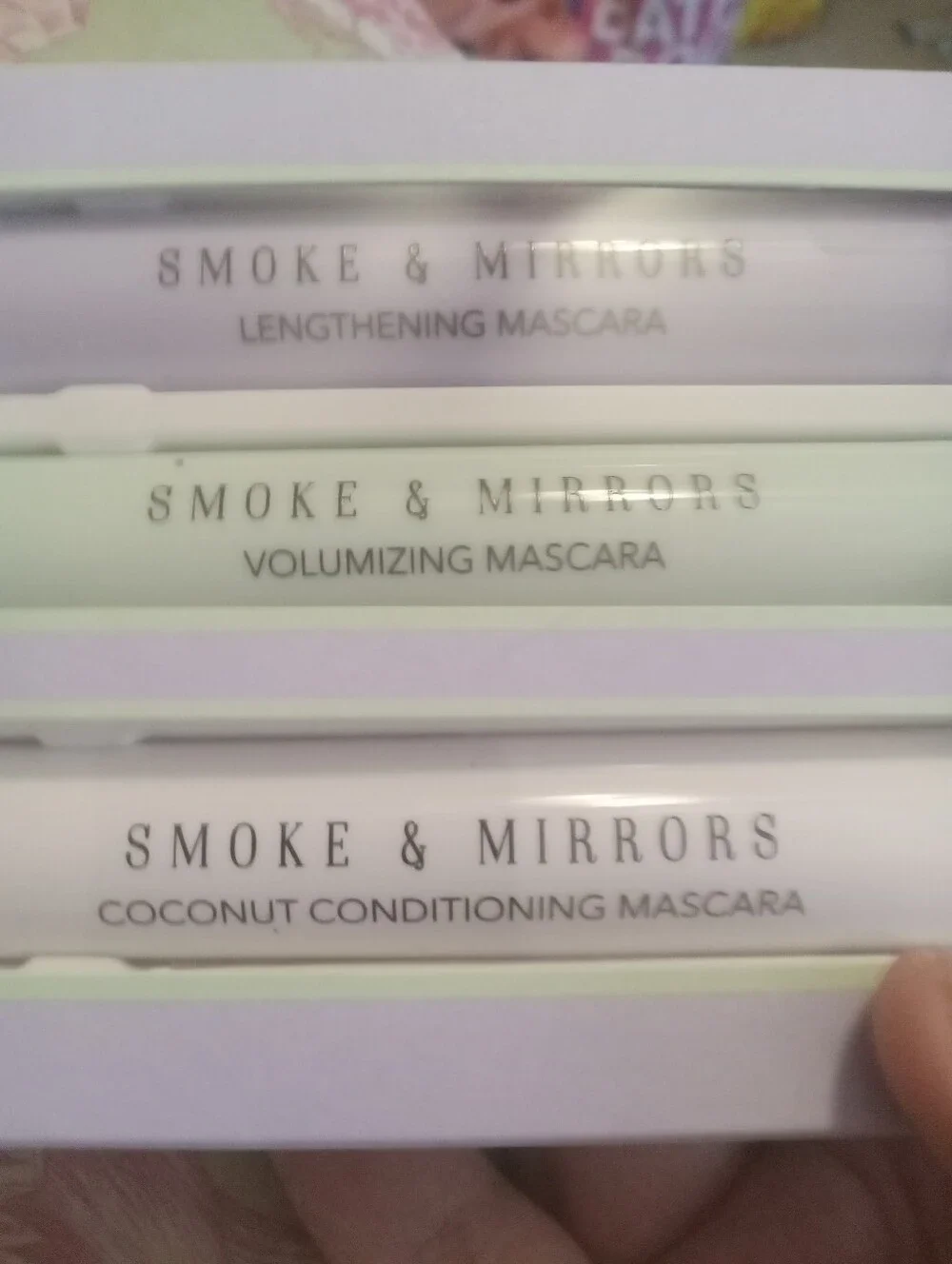 New In Box Smoke & Mirrors 3 Piece Mascara Set